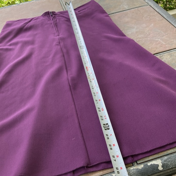 Purple A-line skirt - Picture 5 of 7